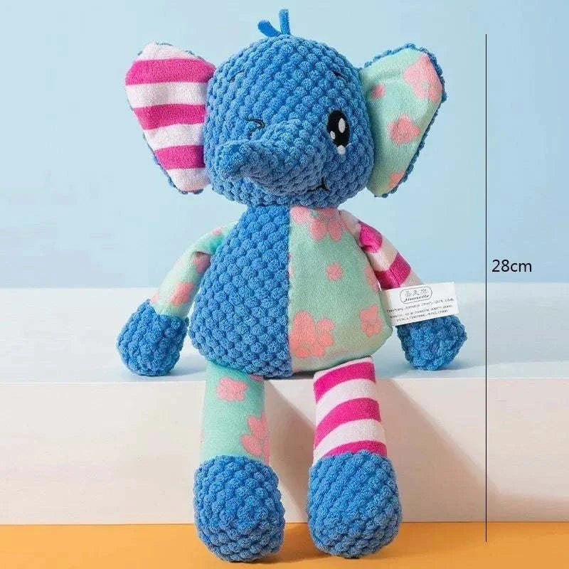 Pet Plush Toy Interactive Squeaky Chew Toy for Dogs