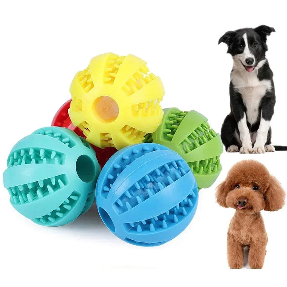 Silicone Pet Dog Toy Ball Interactive Bite-resistant Chew Toy
