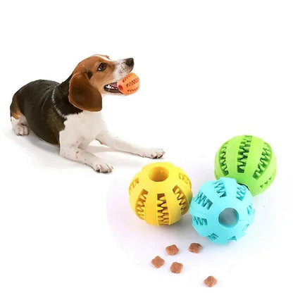 Silicone Pet Dog Toy Ball Interactive Bite-resistant Chew Toy