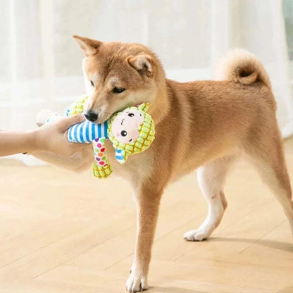 Pet Plush Toy Interactive Squeaky Chew Toy for Dogs