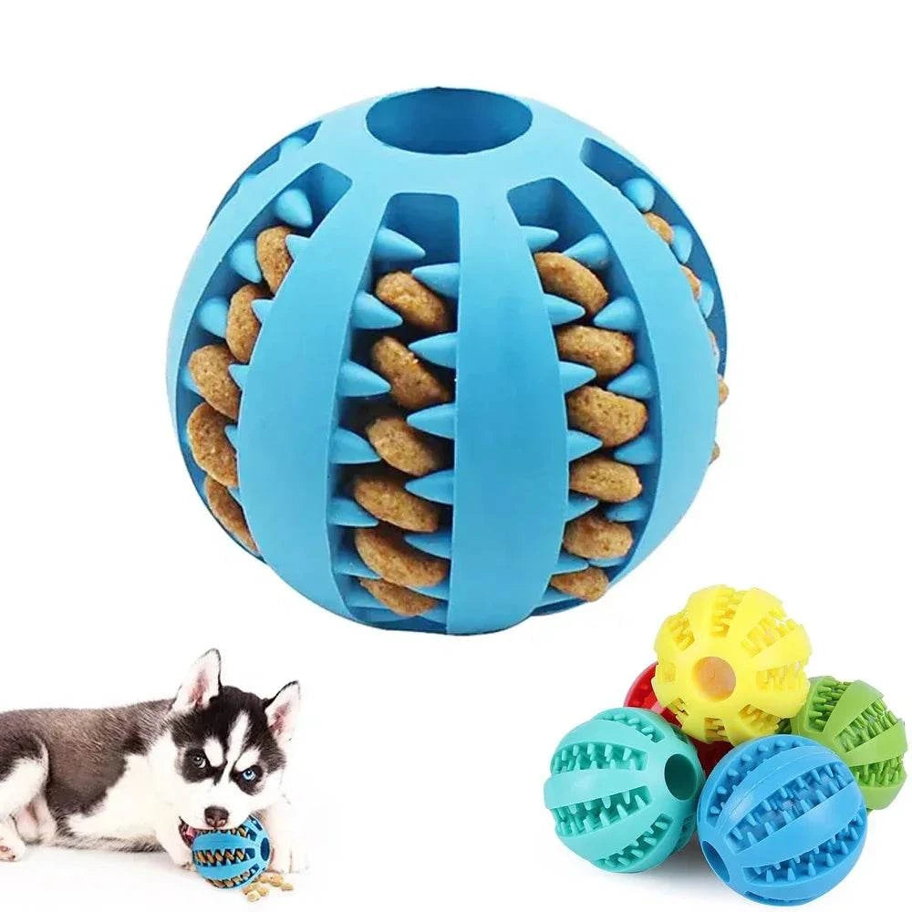 Silicone Pet Dog Toy Ball Interactive Bite-resistant Chew Toy