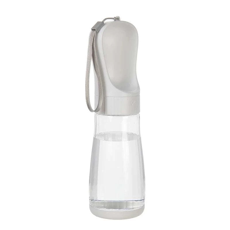 Portable Dog Water Bottle With Food Container - Travel 2 in 1