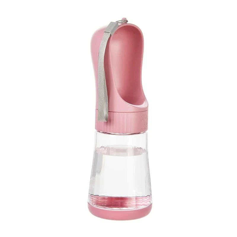 Portable Dog Water Bottle With Food Container - Travel 2 in 1