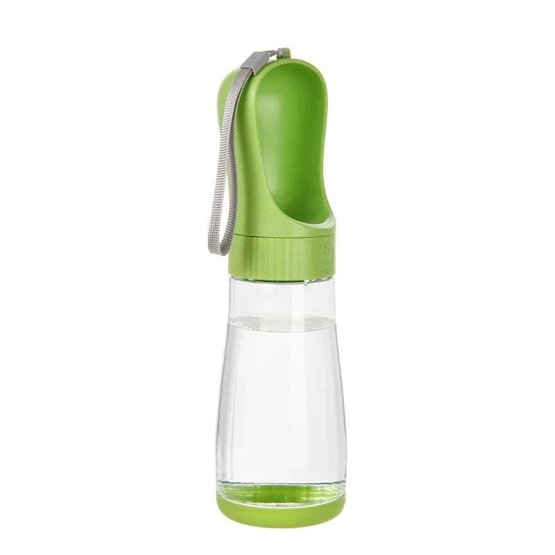 Portable Dog Water Bottle With Food Container - Travel 2 in 1
